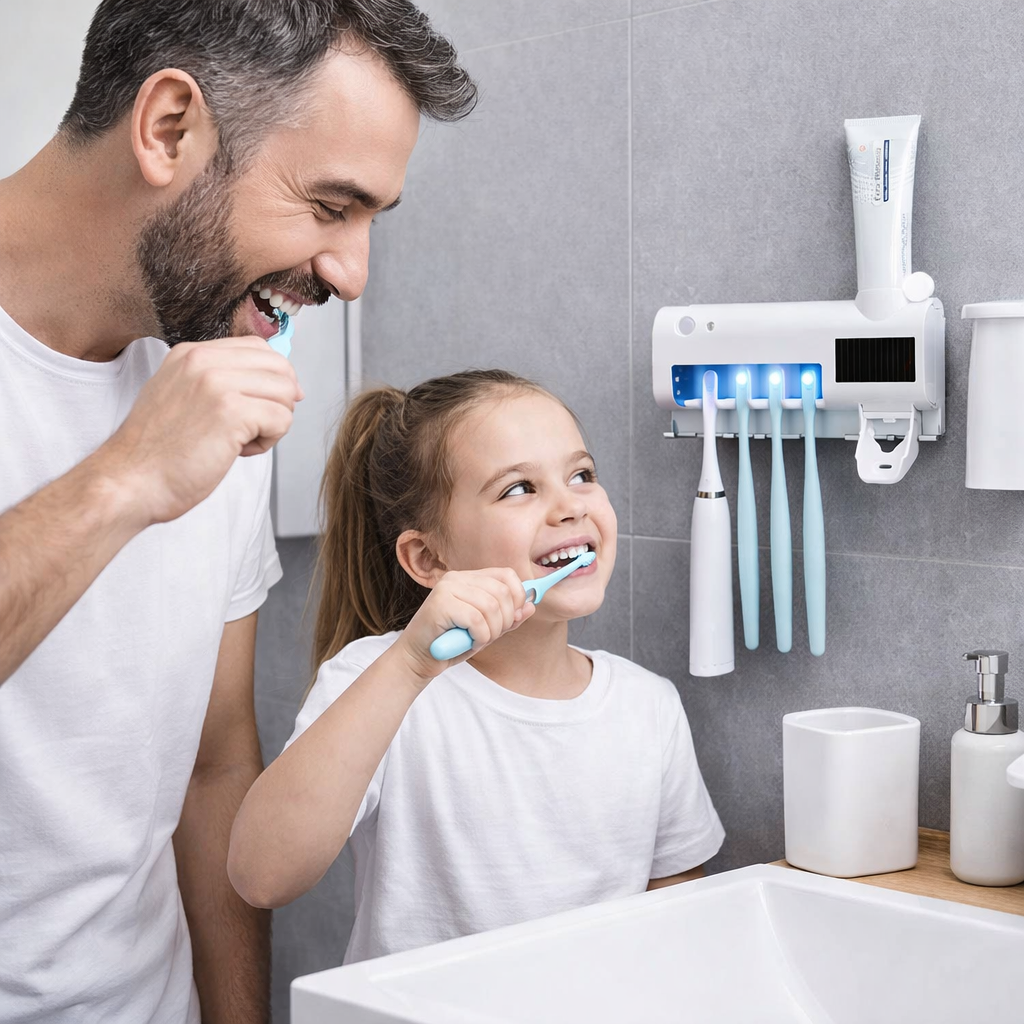 Kit Sonrisa Hollywood Pro – Esterilizador de Cepillos+Carillas Instantáneas